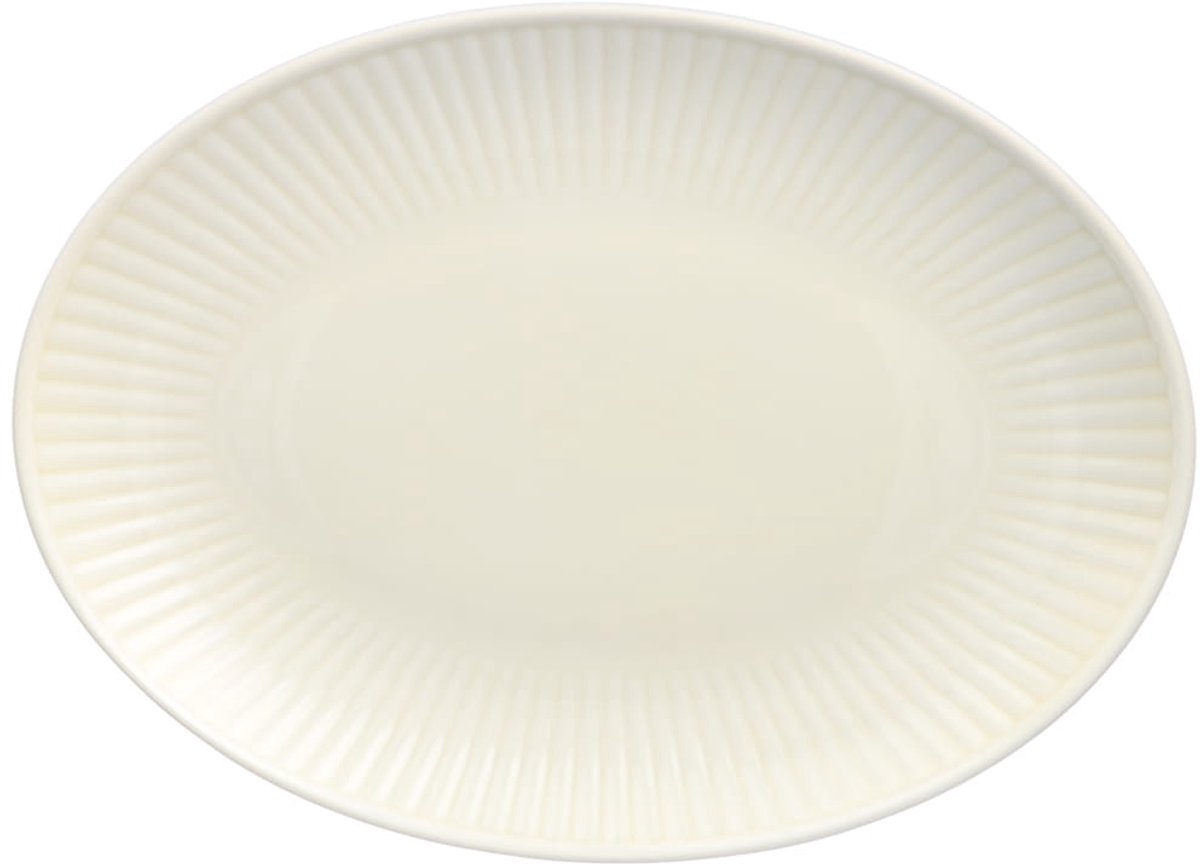 Chodzież Dalia Delicja Ovale Schaal 33 cm - Romige Porselein