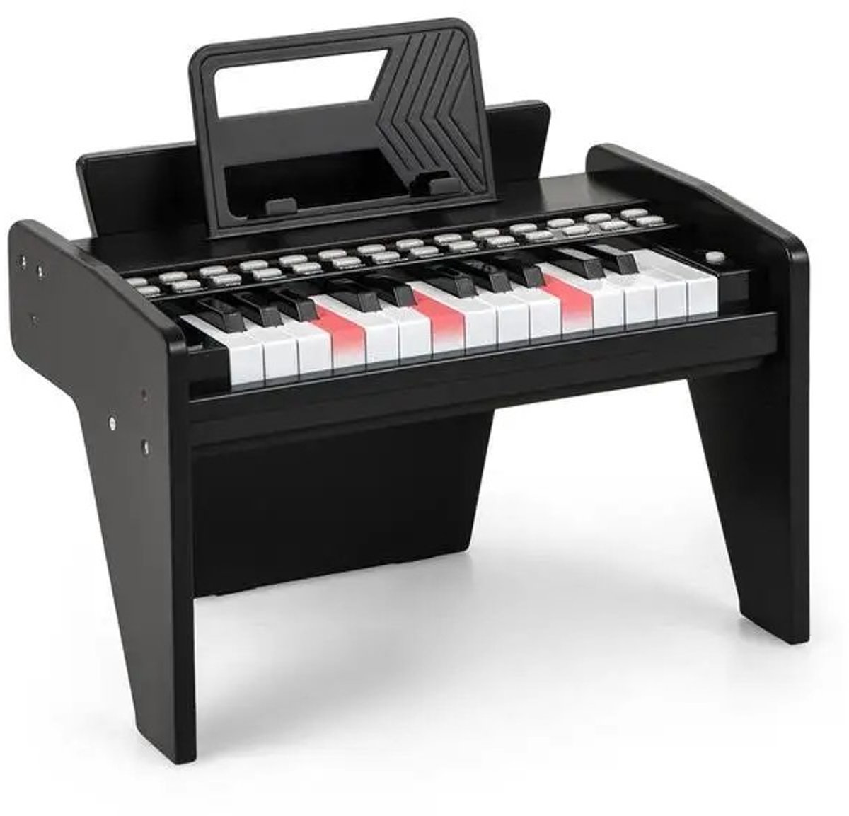 JHUBERS - Dailygoods 25 toetsen kinderpianotoetsenbord mini digitale piano speelgoed-zwart