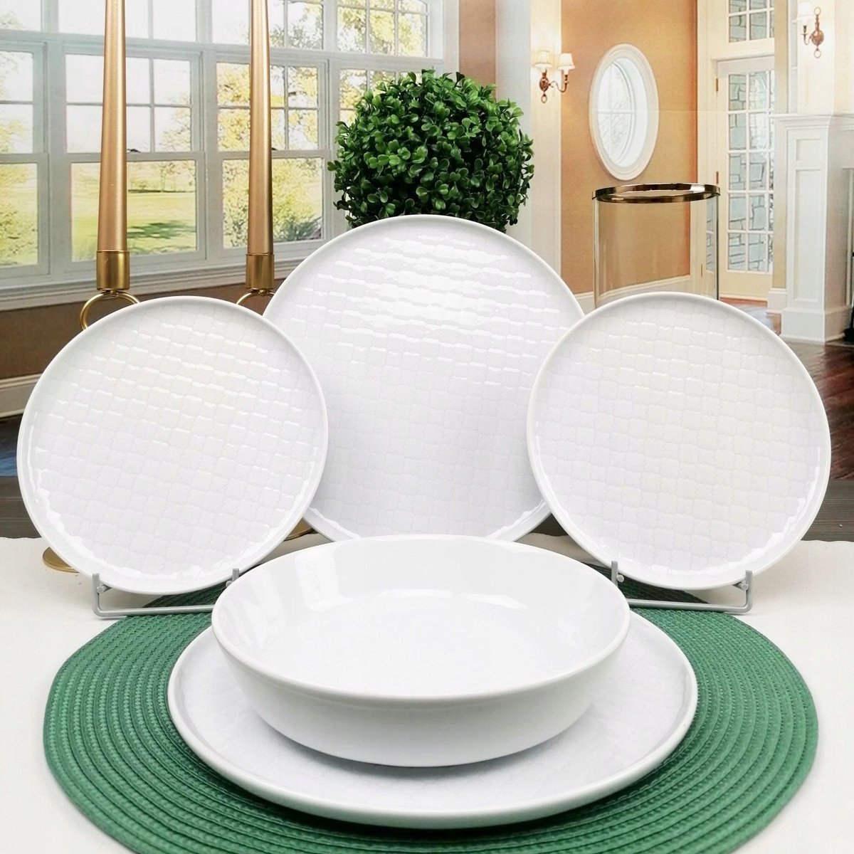 Lubiana Marrakesh Wit Dinerset 19-dlg. voor 6 personen