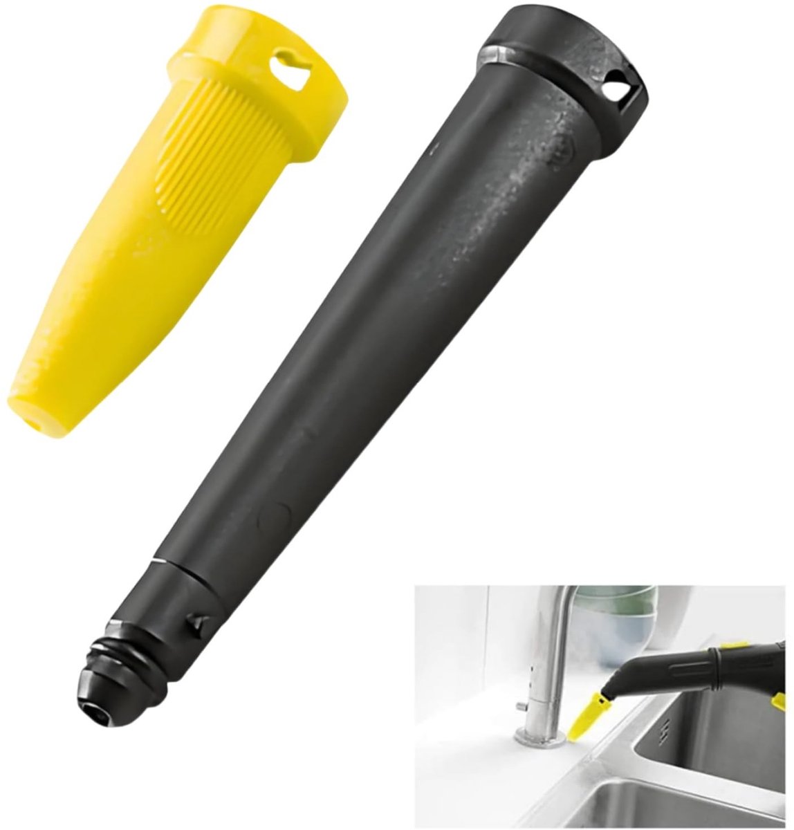 JHUBERS- Powerdüsen set - Sproeier voor Kärcher stoomreiniger - Schuimdüse - Reserveonderdelen - Geschikt voor SC1-SC5 - Hoogwaardig ABS, tot 170 °C