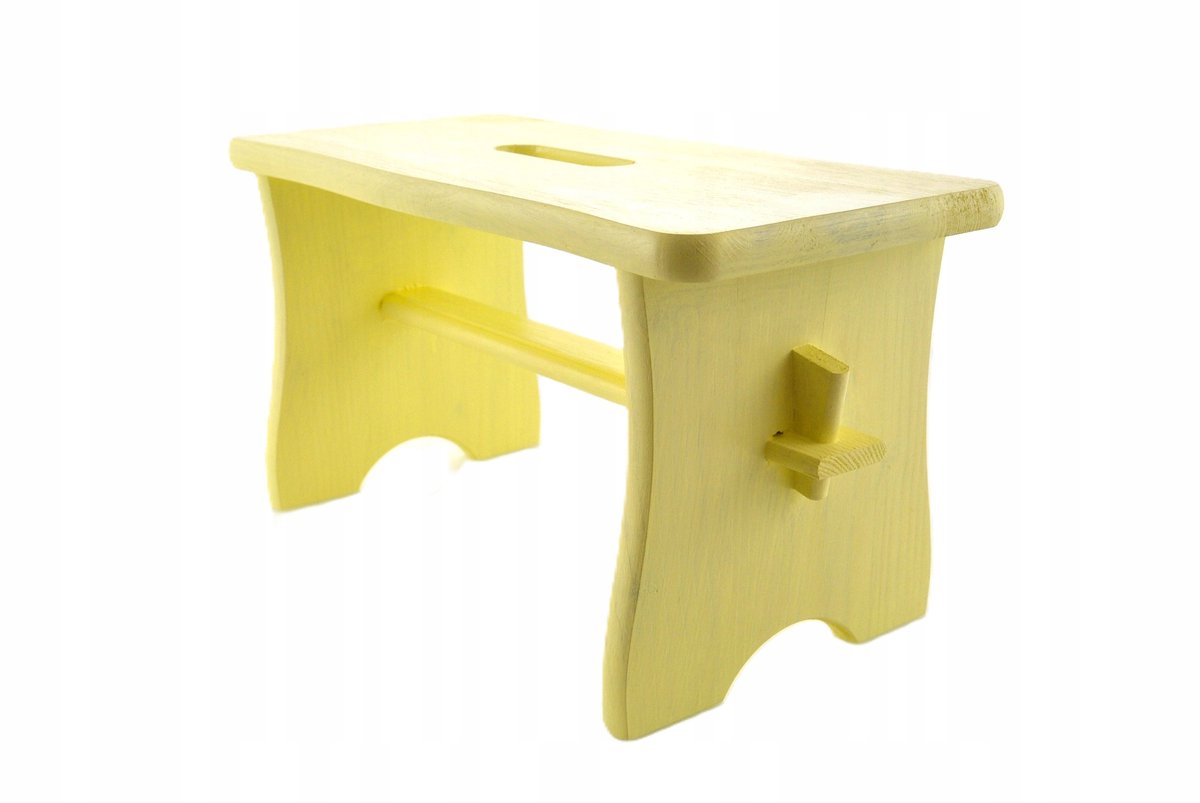 Houten Keukenkruk Geel FSC 24cm Hoog