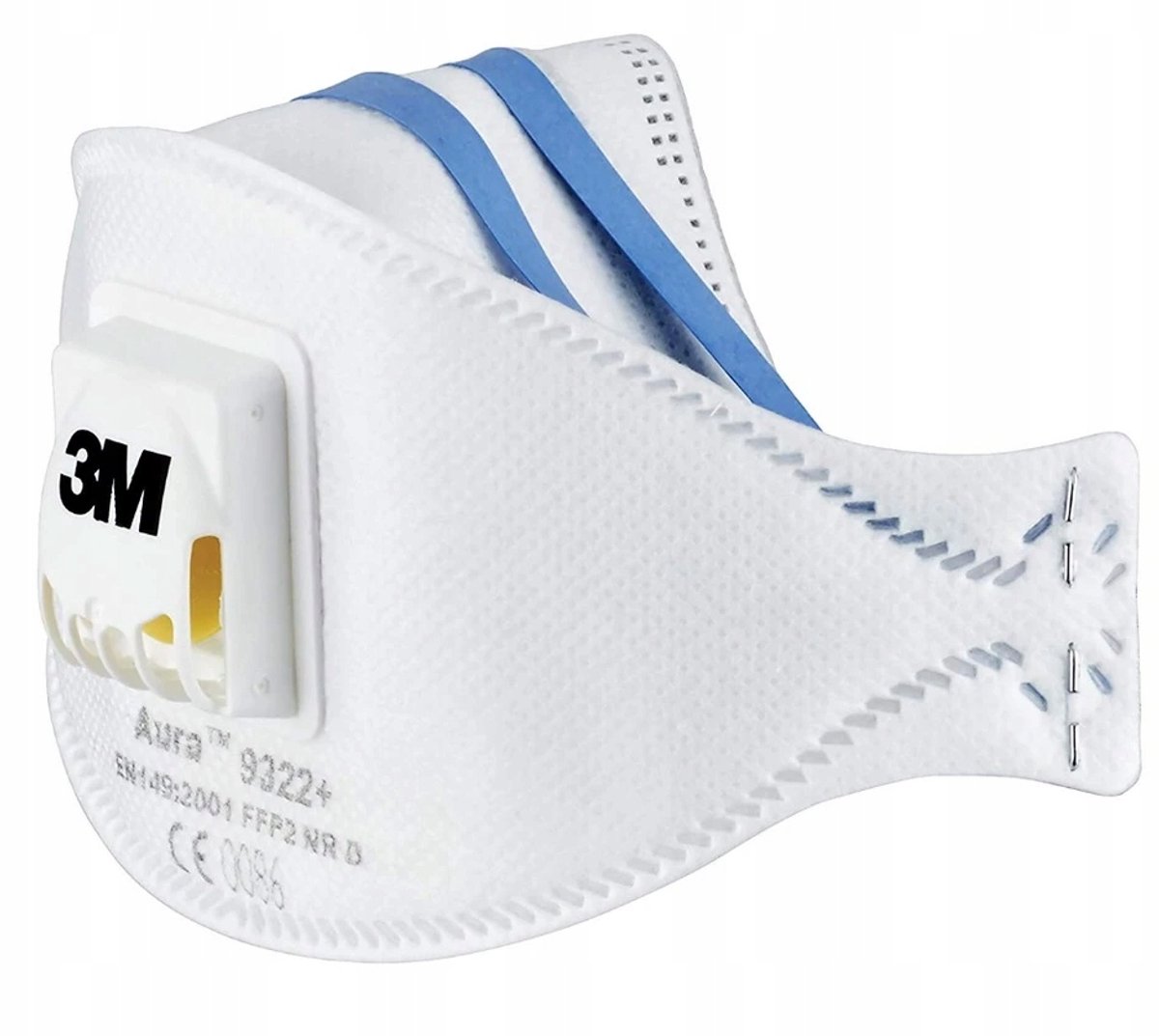 3M Aura 9322+ FFP2 stoffen maskers met Cool Flow-ventiel