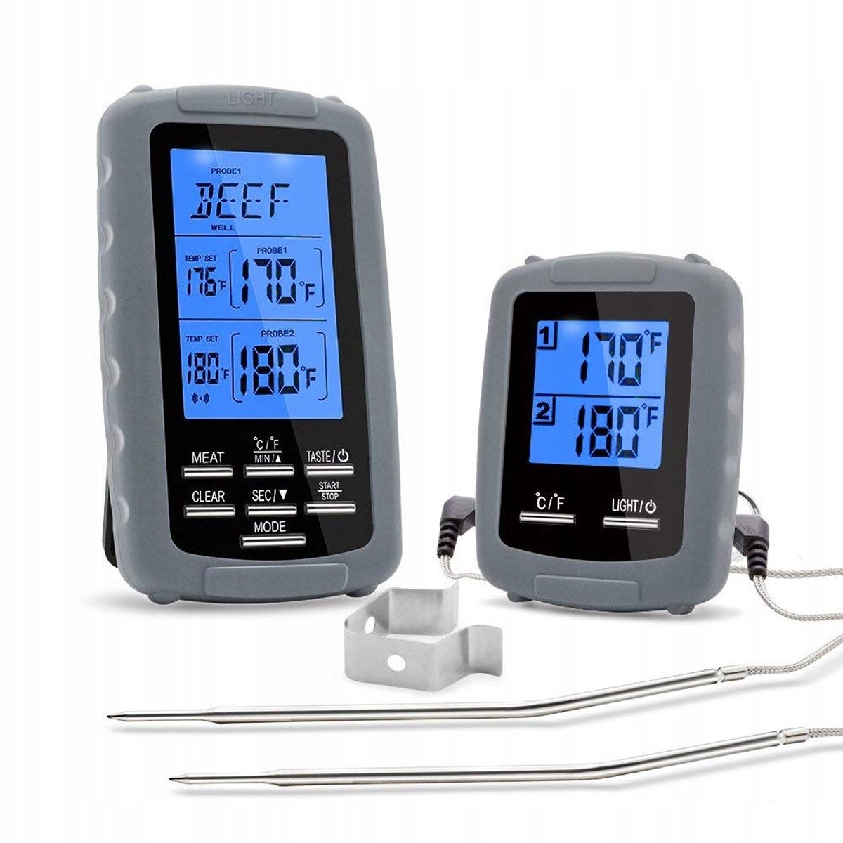 Digitale Vleesthermometer met Sonde voor Grill en Oven