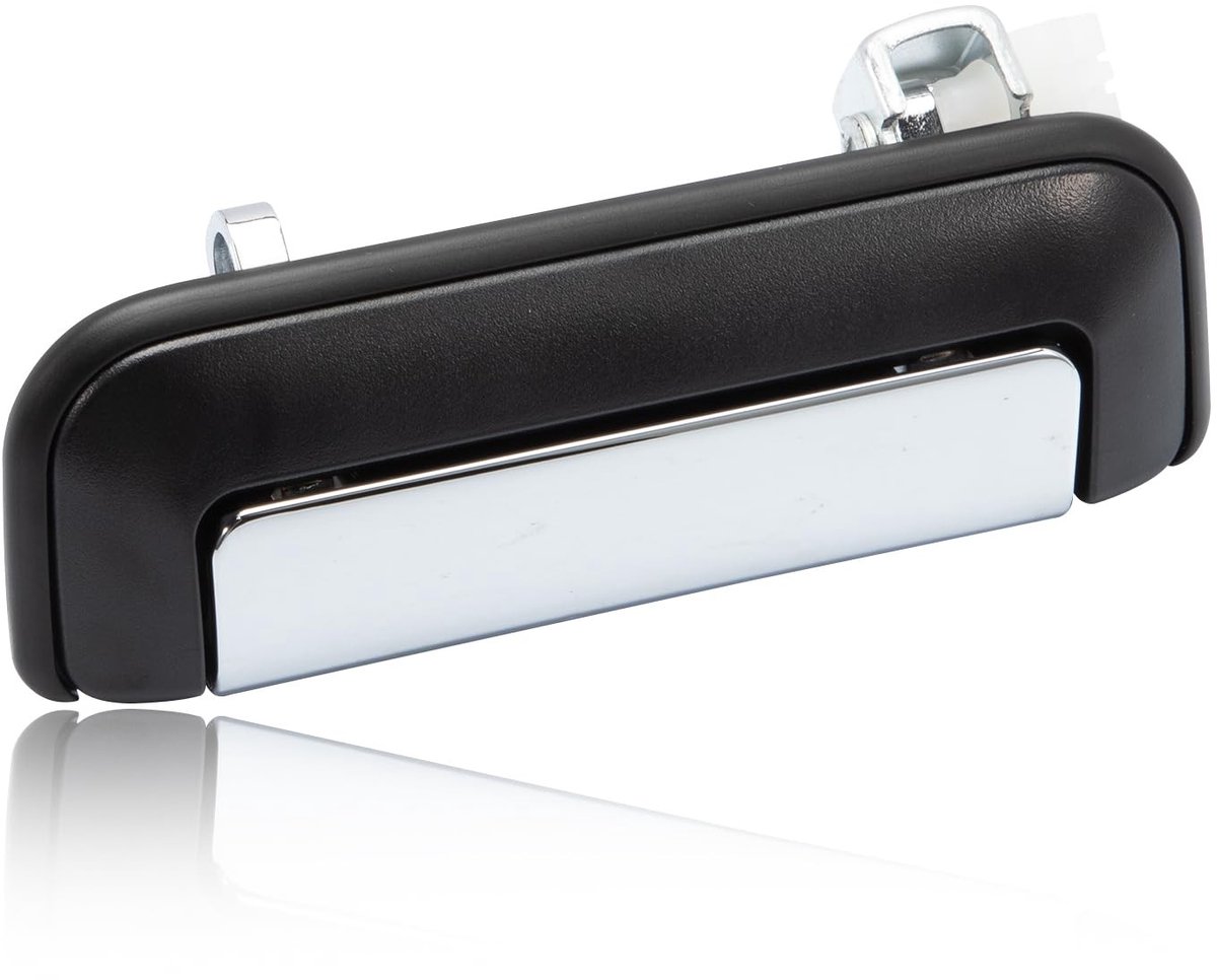 ZEYNOMAX- Deurgreep buiten - Corrosiebestendig - Handgreep zwart/chroom - Compatibel met Mitsubishi L200/L300 - OEM MR401347/MR401348 - Lange levensduur - Deurgreep Auto