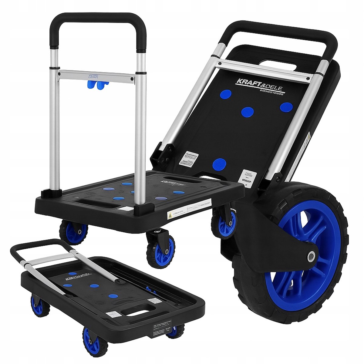Opvouwbare Platformwagen Transportwagen Magazijn 150kg