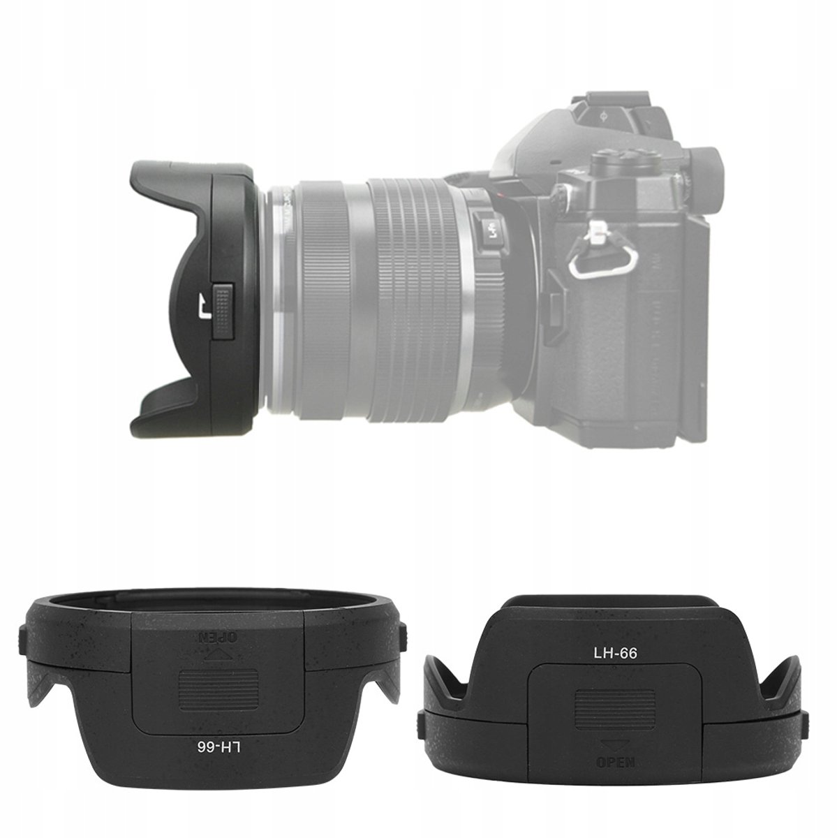 Lens Hood LH-66 voor Olympus M.ZUIKO ED 12-40mm F2.8