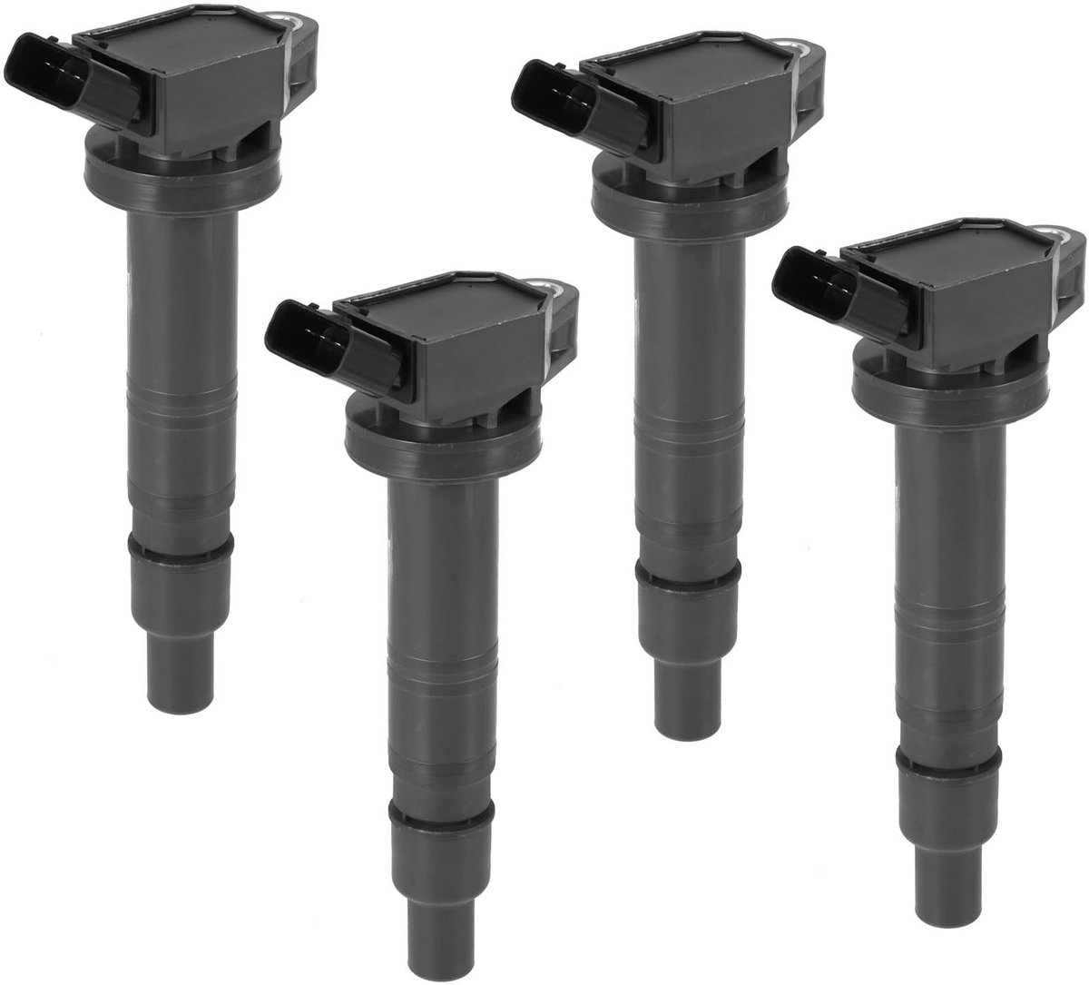 Dailygoods- Ontstekingsspoel 4 Stuks - Directe Vervanging - Voor Toyota - OE Nummer 90919-02248 - ABS Metaal - Totale Grootte 15.5x7.4x4cm - Ontstekingsmodule