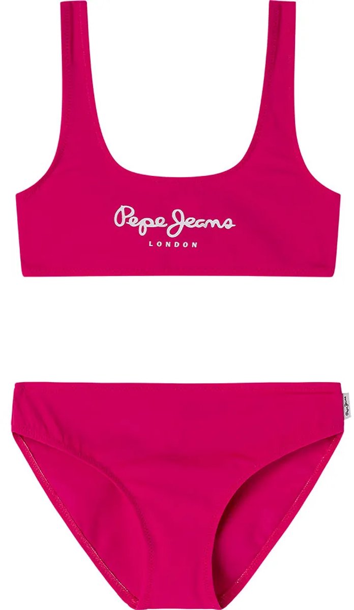 Pepe Jeans Pgb10420 Bikini Roze 10 Years Meisje Fuchsia