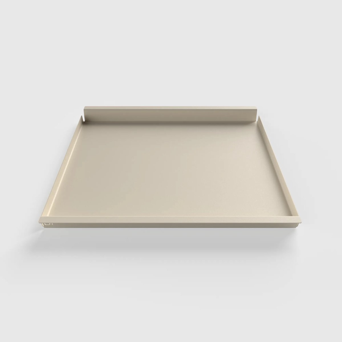Hocker Dienblad Vierkant - ParelWit - 80x80 cm - Aluminium - Indoor en Outdoor