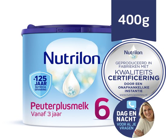 Nutrilon 6 Peuterplusmelk – Flesvoeding Vanaf 3 Jaar – 400g