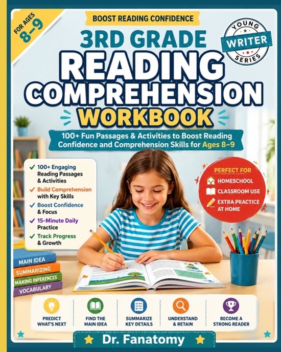 3rd Grade Reading Comprehension Workbook - cover