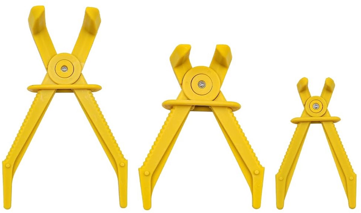 JHUBERS- Slangklem 3-delige Set - Slangklemtang - Nylon - Antislip - Verstelbaar - Hittebestendig - Slangentang