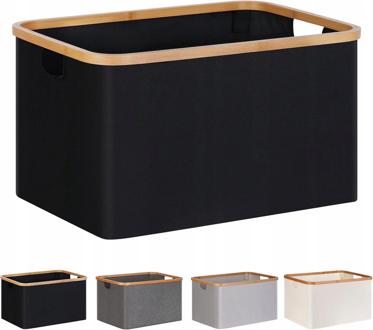 Opvouwbare Wastafel 60L Bamboe - Stijlvolle en Duurzame Badkamerorganizer