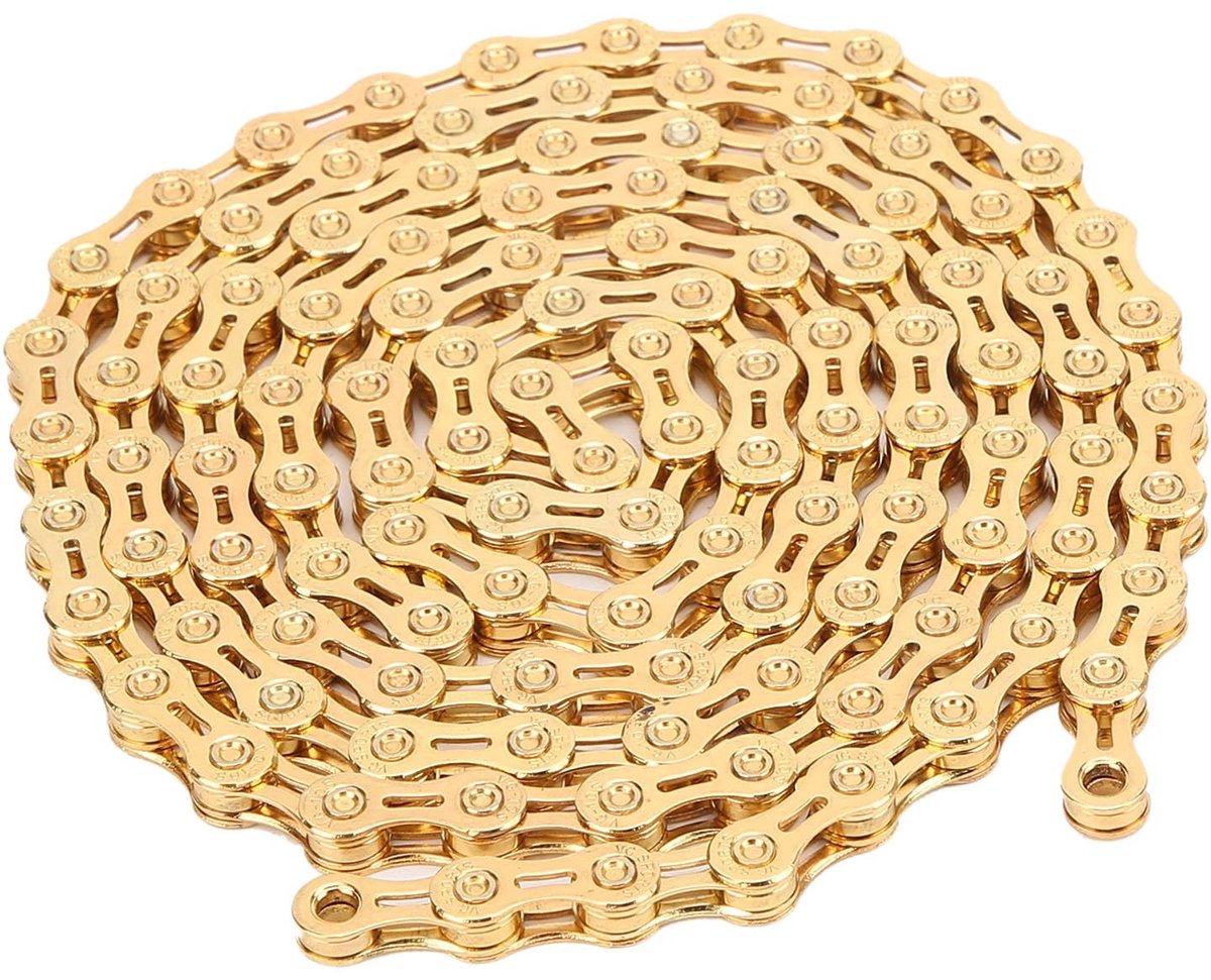 JHUBERS- Ketting 10-speed - Gecoate Ketting - Hol Ontwerp - Snelle Montage - Duurzaam - Lichtgewicht - Corrosiebestendig - Fietsketting