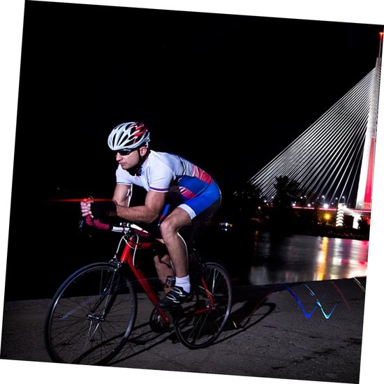 Fiets Richtingaanwijzers - Signaallichten Fiets - Veiliger Fietsen - Draadloze LED Verlichting - 3 Stuks - Zwart — afbeelding 2