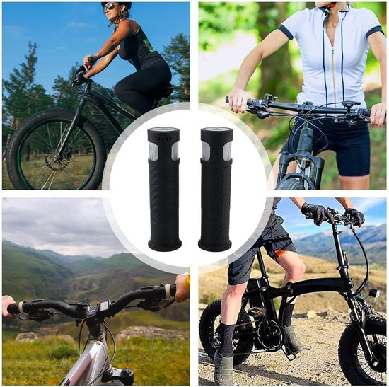 Fiets Richtingaanwijzers - Waarschuwingslamp Stuur - Veilig Fietsen - Draadloze Afstandsbediening - 14 cm Lengte - Zwart — afbeelding 5