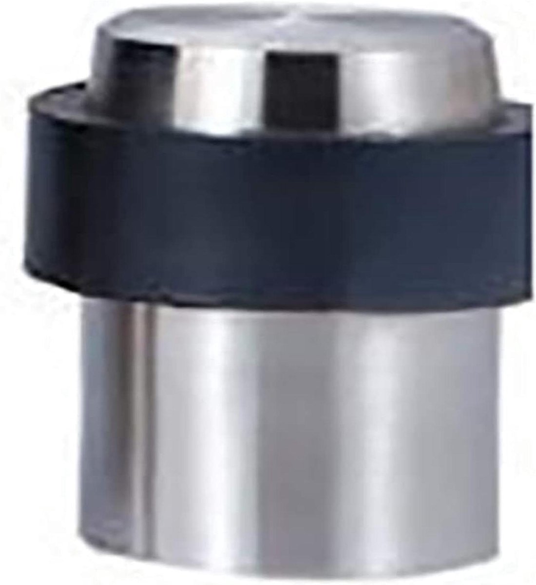 Deurstopper - Deurvanger - Deur Dempen - Roestvrij Staal - 46 mm - Zilver