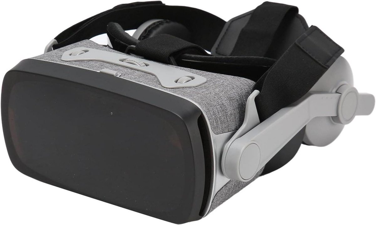 VR Headset - 3D Bril - Virtuele Ervaringen - Verstelbare Hoofdband - 35 tot 7 Inch - Zwart