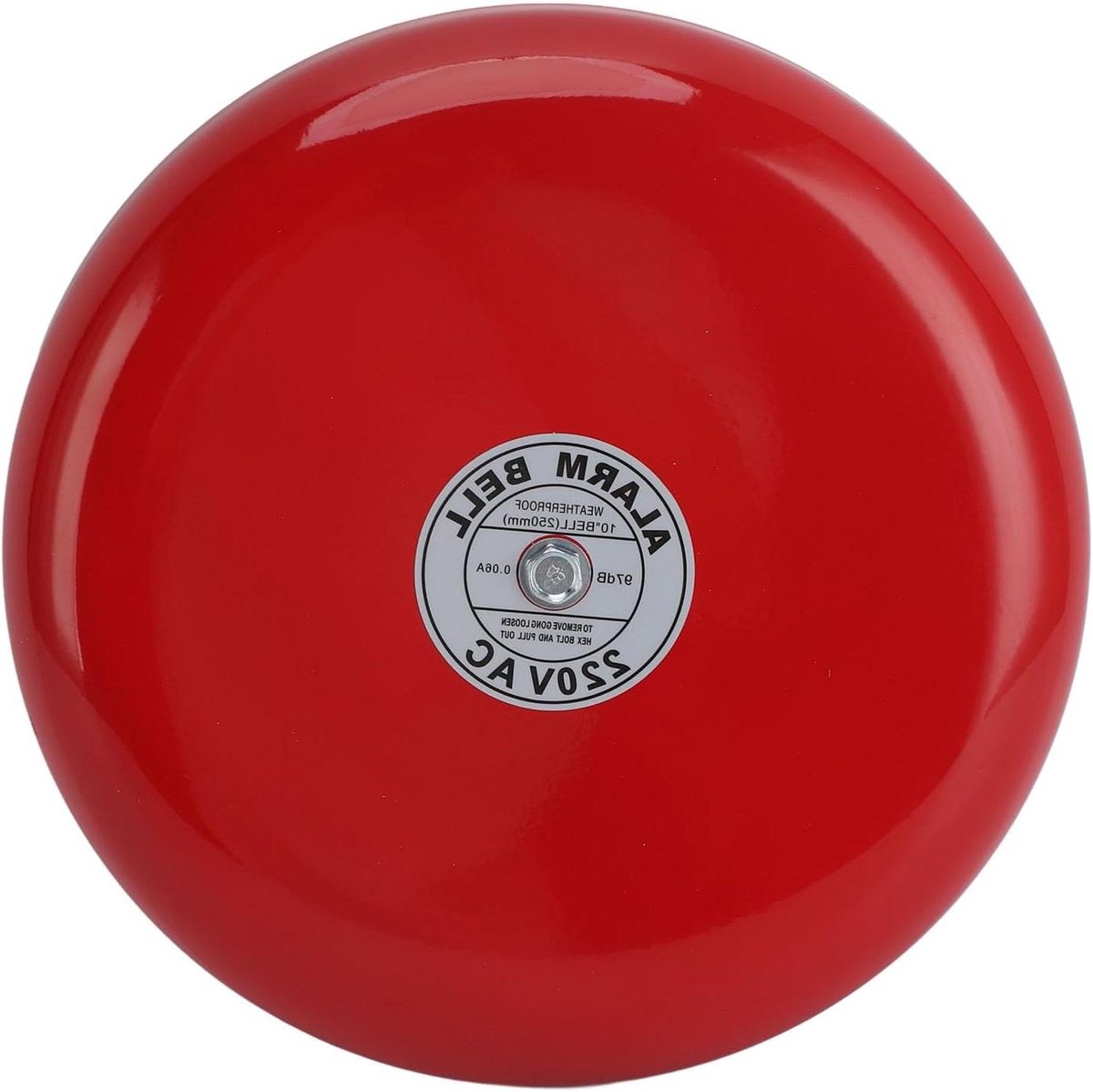 Alarm Bel - Noodsignaal Geluid - Veiligheid Waarschuwing - Hoog Decibel Geluid - 16 cm Diameter - Zwart
