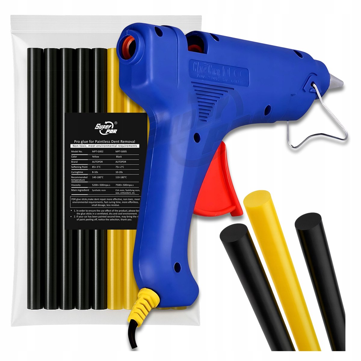 100W Lijmpistool 11mm voor PDR - Incl. 10 Sterke Lijmsticks