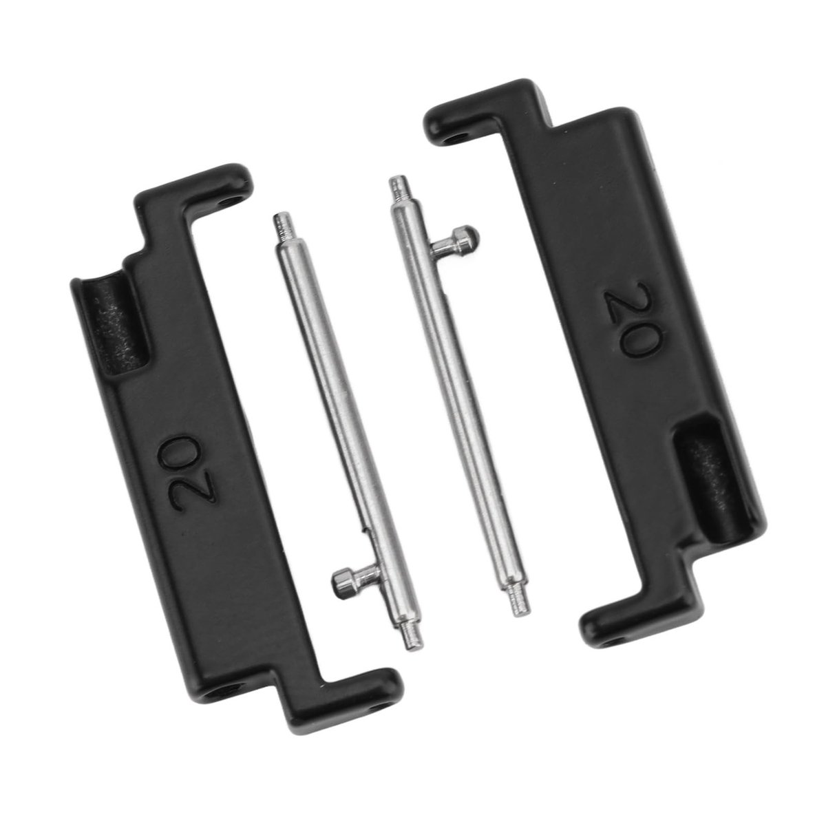 Dailygoods - Metalen Horlogebandadapter voor 20-22 mm Horlogebanden
