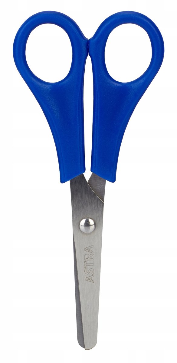 Astra Linkshandige Schoolscharen - 13 cm met Liniaal