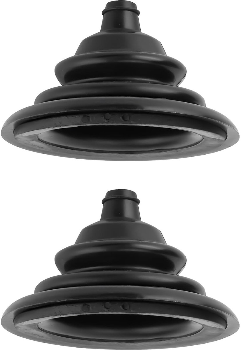 Dailygoods- Motorbeschermkap - Motor Cover - Waterdicht - Duurzaam - Bescherming - 2 Stuks - Afmetingen: 70mm hoog, 104mm diameter - Motorcover