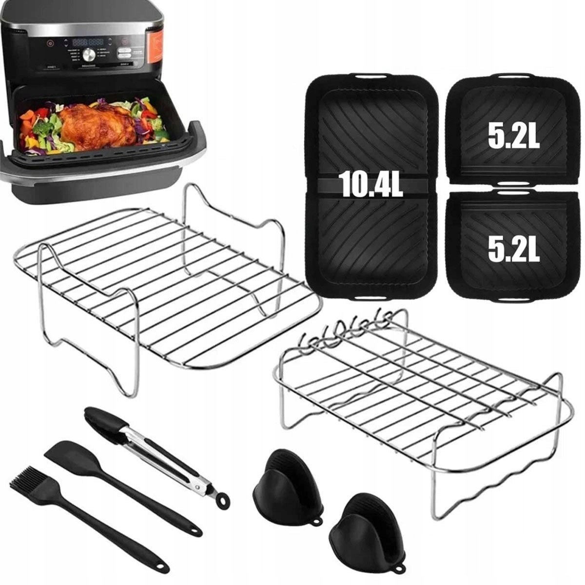 Ninja Foodi Flexdrawer AF500EU Accessoires: 14-delige set