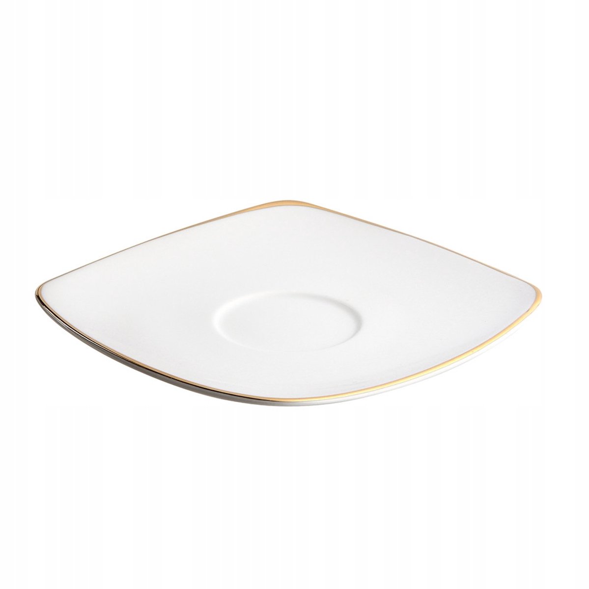 MariaPaula Moderna Goud Vierkante Onderschotel 16 cm Porselein