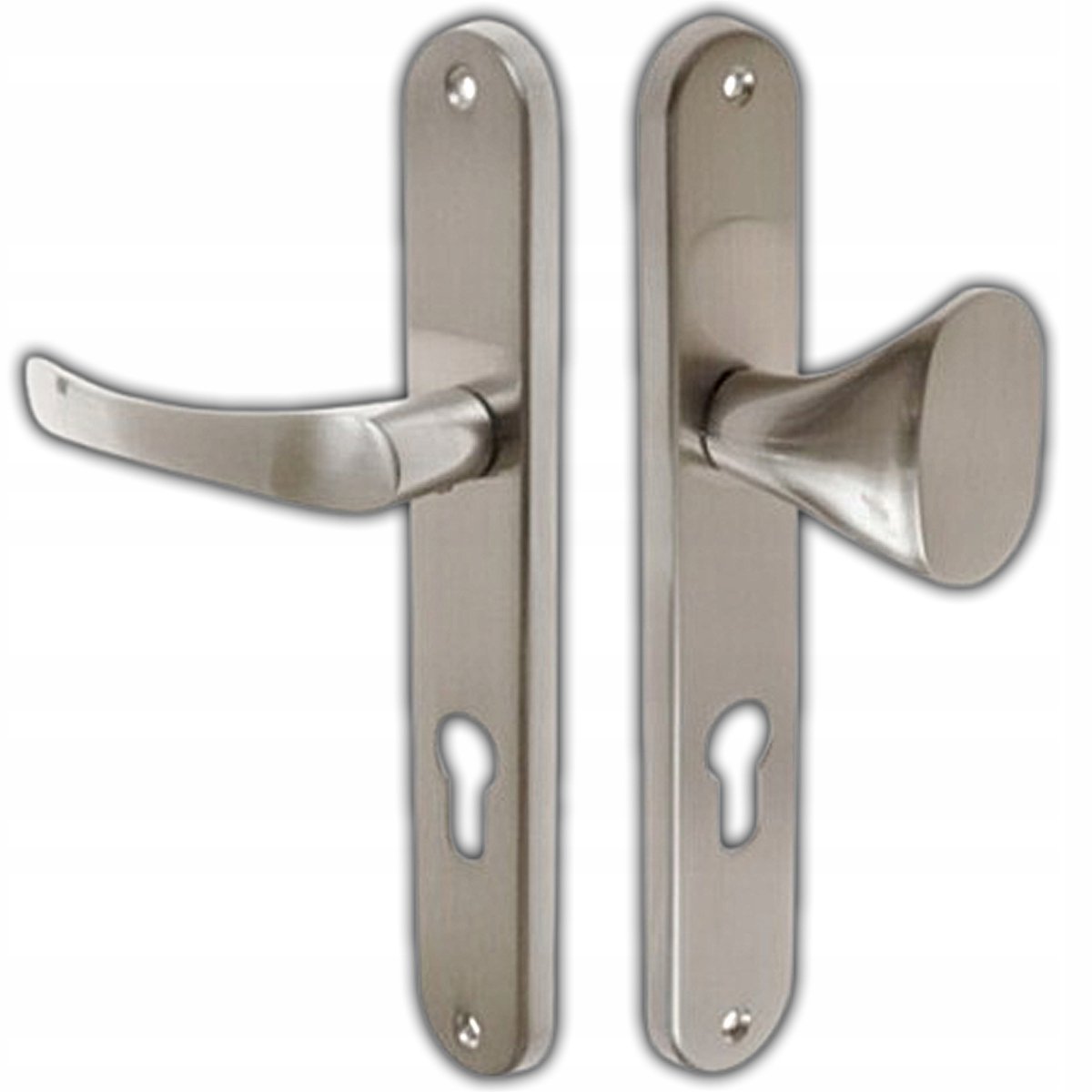 Deurklink CLASSIC 72mm Nikkel Satin Rechts