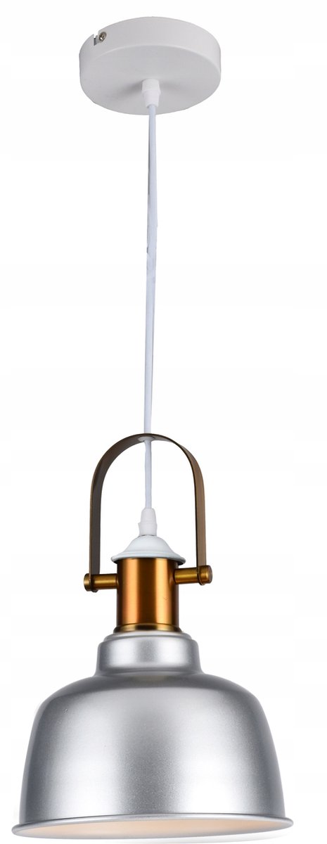 GTV ZENIT Plafondlamp E27 Grijs Metaal 22cm IP20