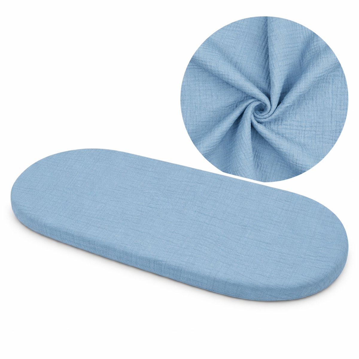 Luiers Muslin Laken met Elastiek voor Kinderwagen/Wieg 38x80cm