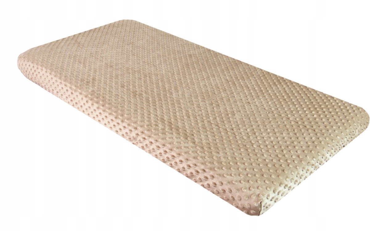 BabyLux Minky Hoeslaken met Elastiek 120x200cm Beige