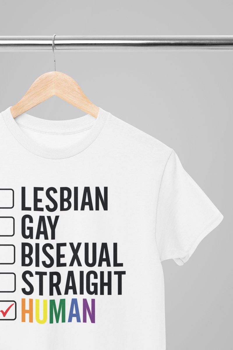 Pride shirt - Lesbian gay - Wurban Wear | Gay pride | Pride kleding | Regenboog kleding | Pride | Pride vlag | Regenboog vlag | Regenboog | LGBTQ | LHBTI | Liefde | Transgender | Crossdress | Amsterdam | Rainbow | lgbt shirt | Wit