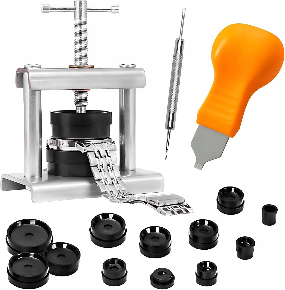 Horlogepers Set - 12 Maten - Professioneel Horlogereparatie Gereedschap
