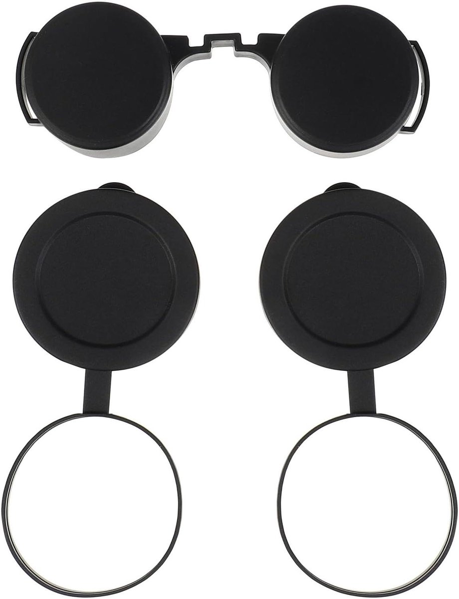 Objectieflensdop - Verrekijkerkap - Optiek Beschermen - Rubberen Materiaal - 12 x 6 x 1 cm - Zwart