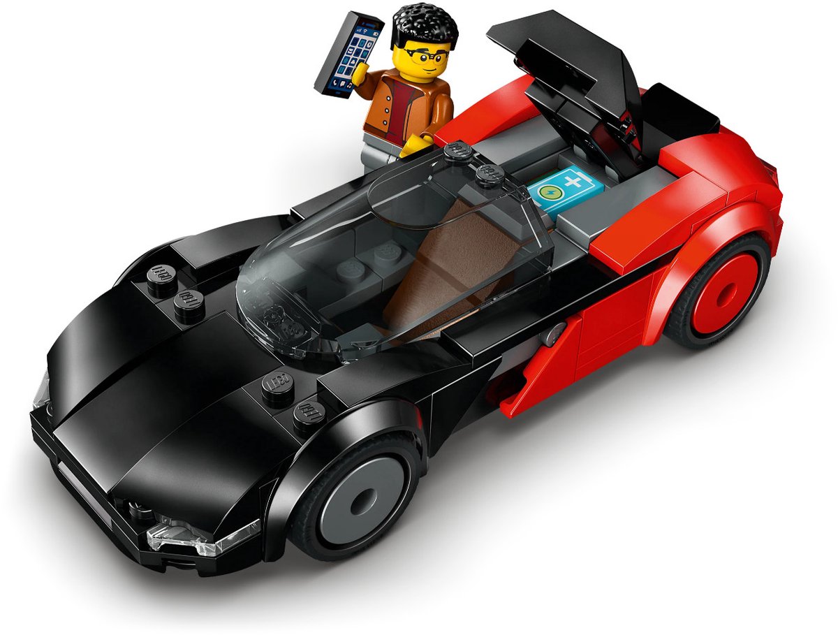 LEGO City EV Supercar Auto Bouwpakket met Speelgoed voor Kinderen met Minifiguur - 60486 — afbeelding 15