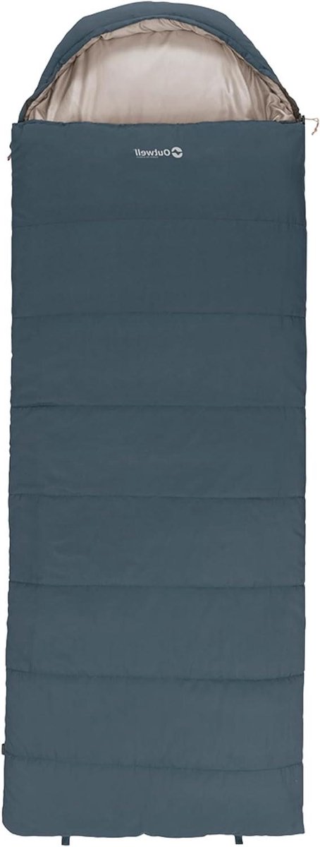 Slaapzak - Outdoor uitrusting - Kamperen en wandelen - Compact op te bergen - 236 cm - Blauw