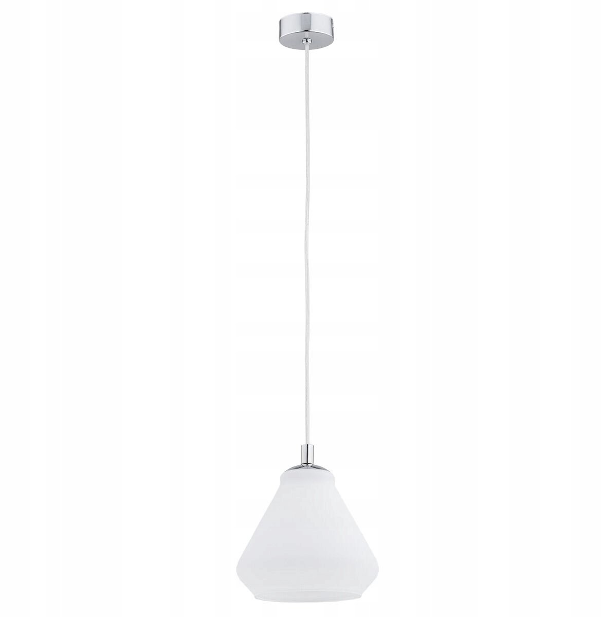 Hanglamp Decorato Argon Chroom/Wit E27 15W - Stijlvolle Verlichting