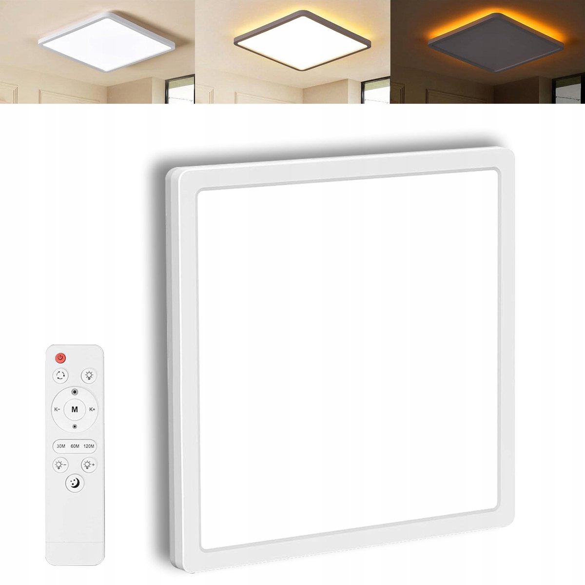 LED plafondlamp Glamour 24W - Stijlvol en Moderne badkamerlamp
