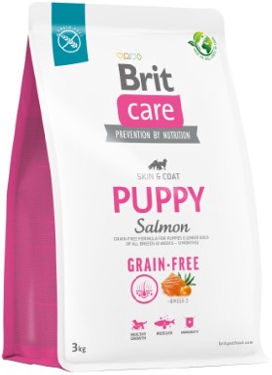 Brit care puppy hypo-allergeen zalm+aardappel graanvrij 3kg