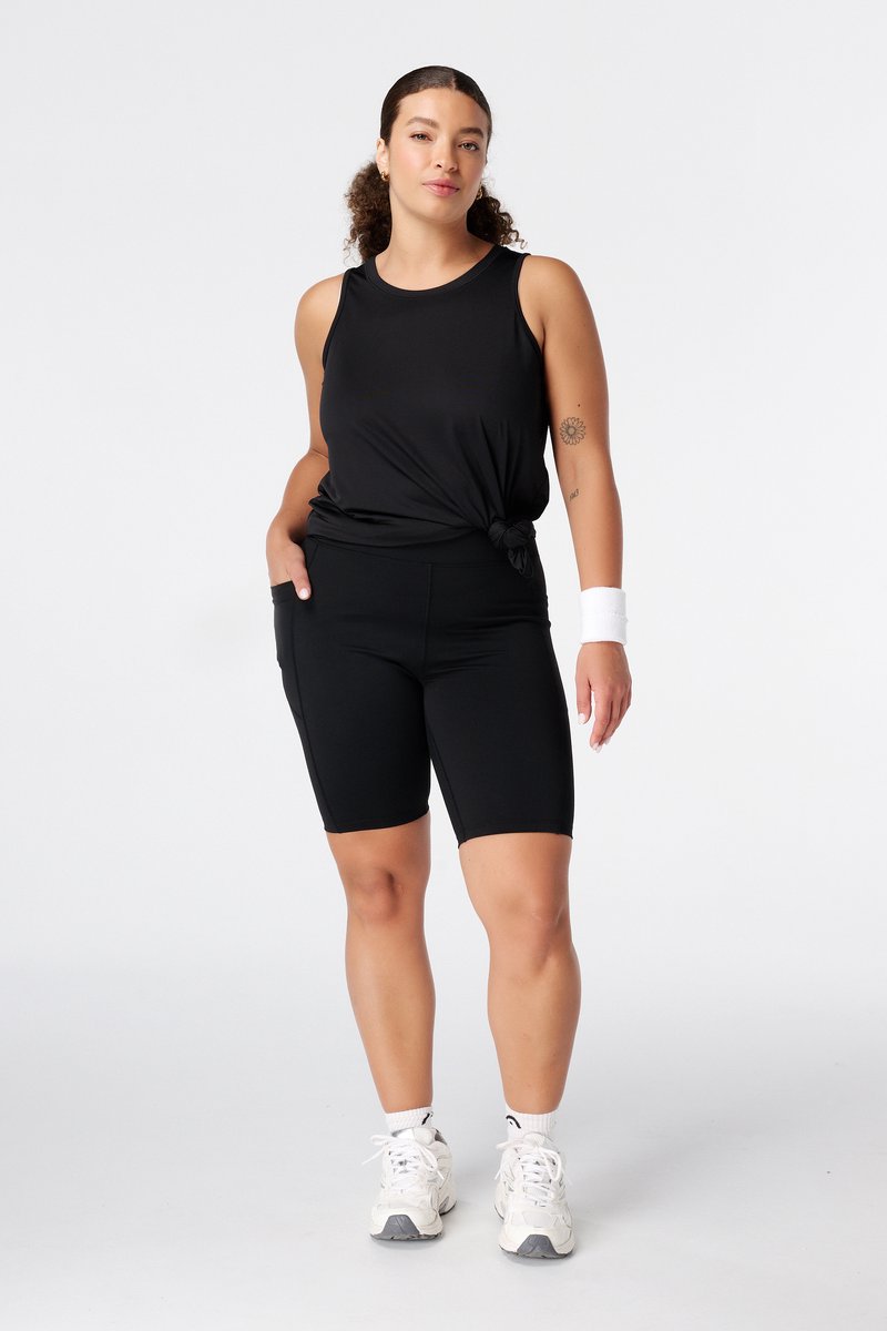 MS Mode Sportswear Korte sportlegging met zijzakken