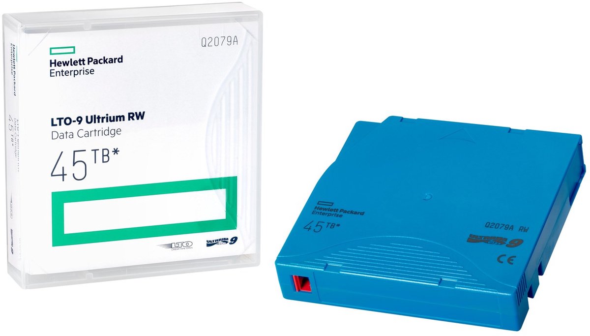 HPE LTO Ultrium 9 - back-up data tape - 18TB / 45TB Q2079A