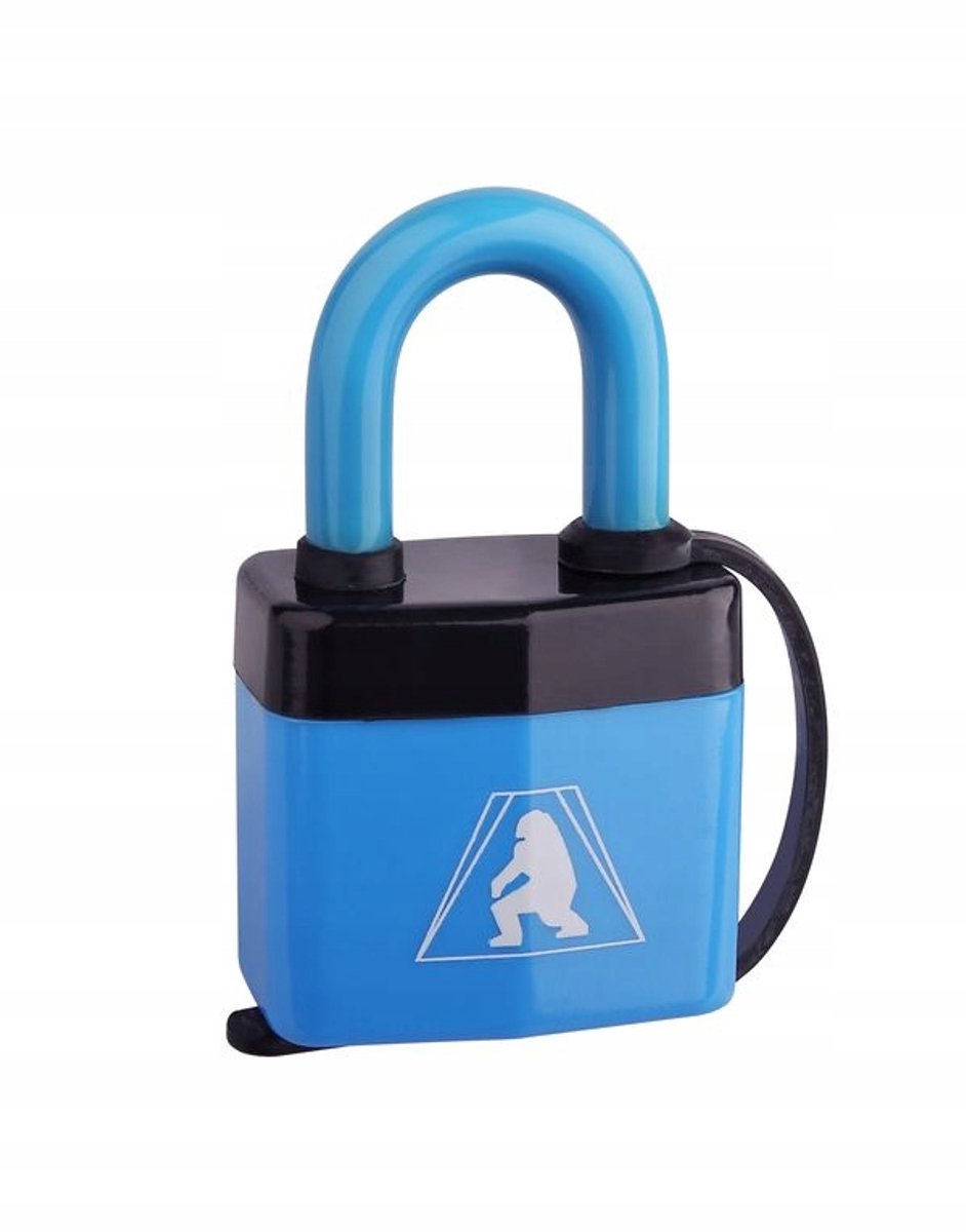 LOB YETI KL40YPCV Waterdichte Hangslot met PCV Coating - Blauw
