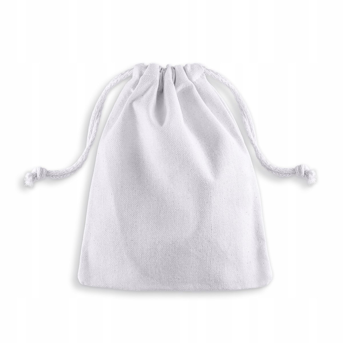 Wit Katoenen Stoffen Zakje 15x20 cm - 300g - Ideaal voor Sieraden & Cosmetica