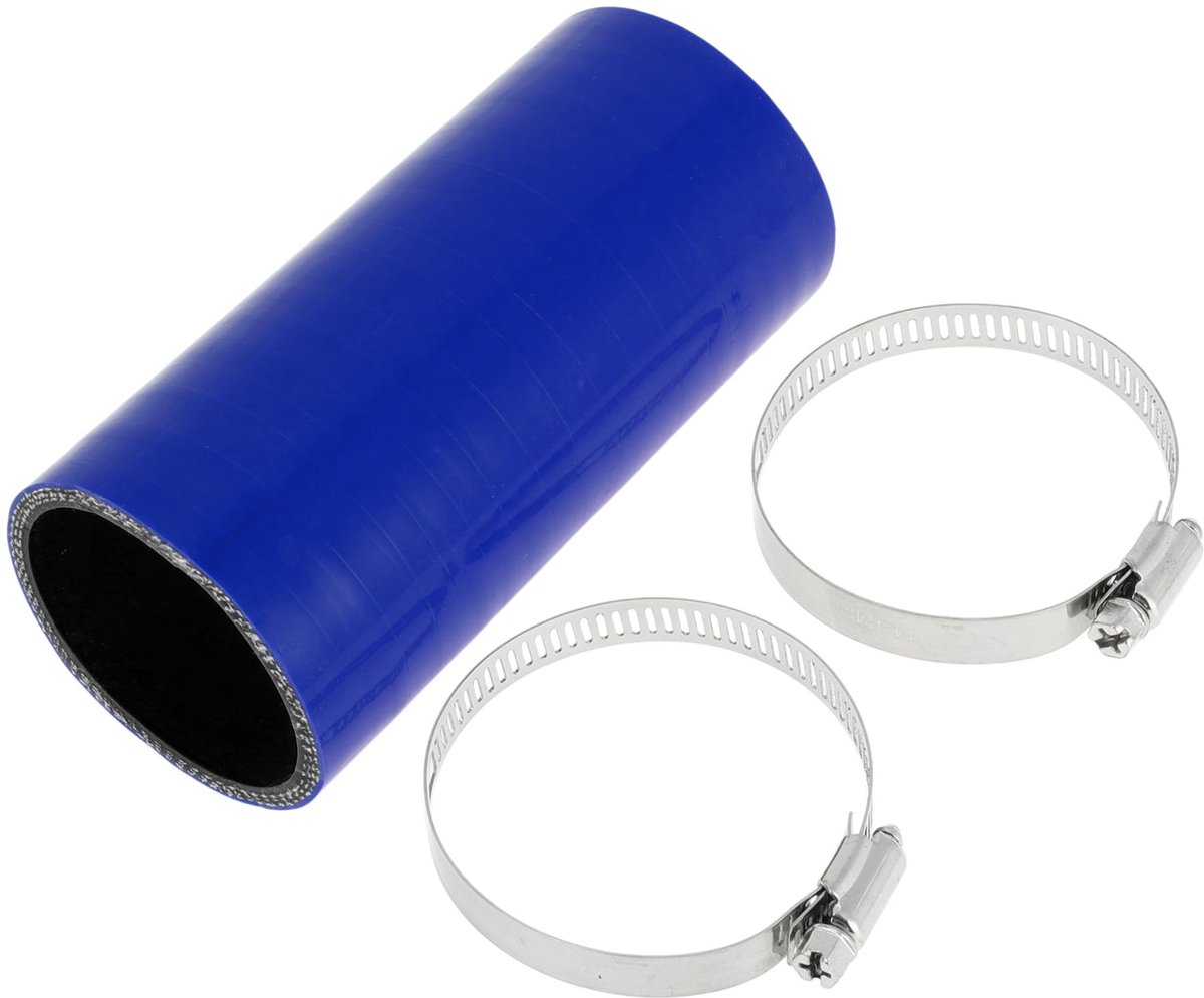 Dailygoods- Koelslang Siliconen - Universele Slang - Binnendiameter 51 mm - Lengte 127 mm - Temperatuurbestendig tot 300 °C - Meerlaags Weefsel - Siliconenslang