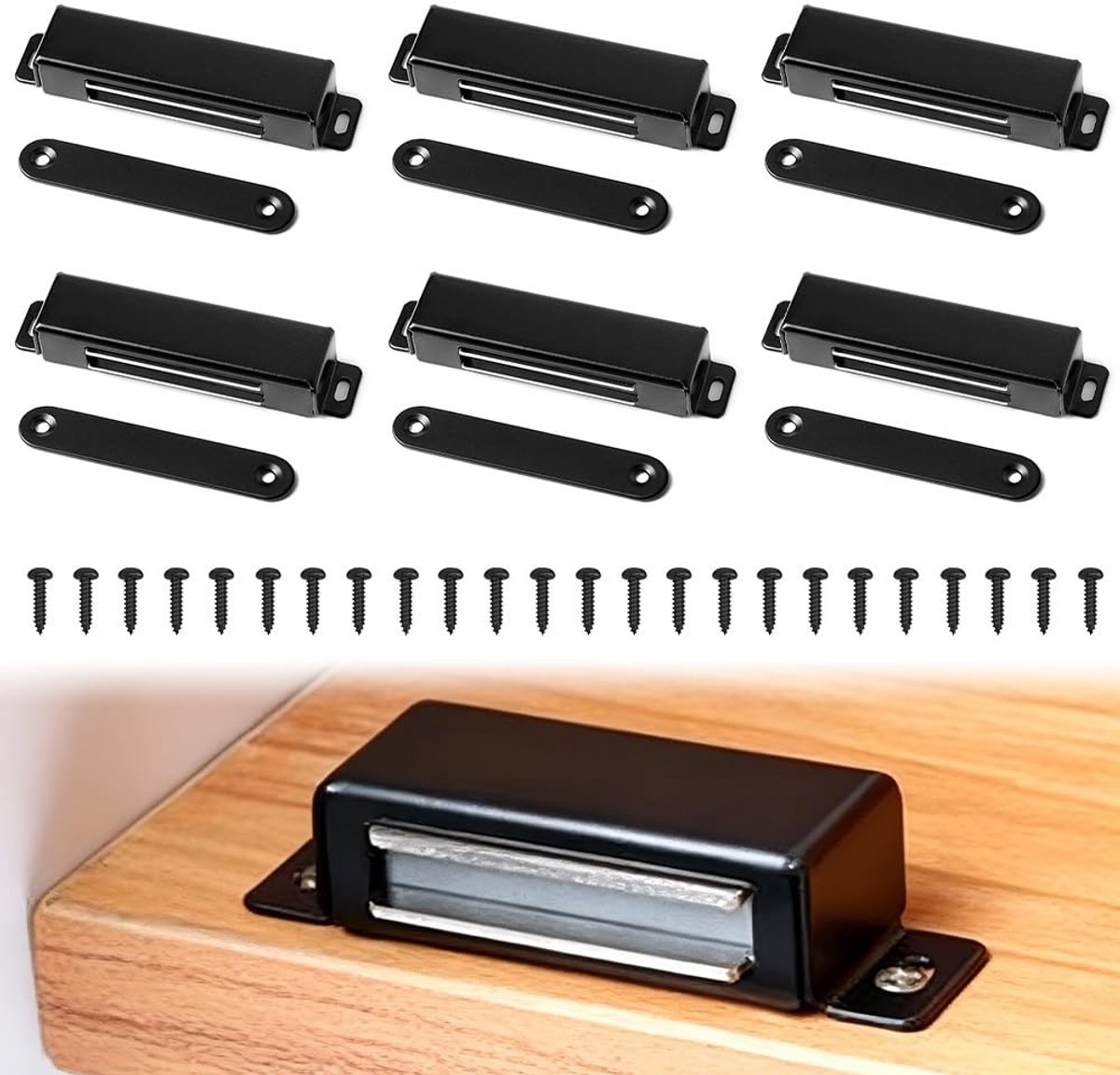 Dailygoods- Deurmagneet Sterk - Magneetsnapper - Deurmagneten - Kleefmagneet - Deurmagneet Sterk - 1 Stuk - Magnetische Sluiting