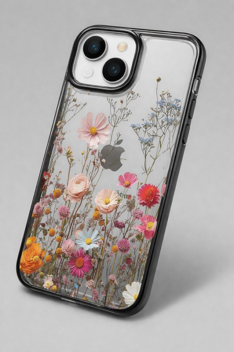 Vrolijk telefoonhoesje met bloemetjes voor IPhone 13 Pro Max