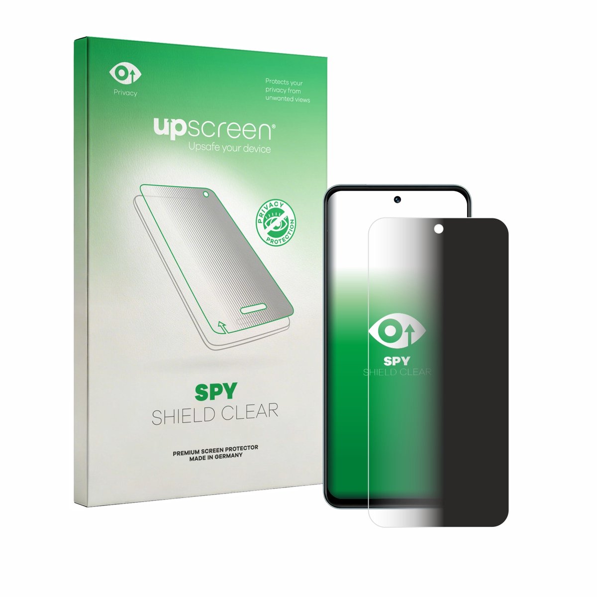 upscreen - privacy screenprotector voor Vivo Y6 - Folie Beschermfolie Blauwlichtfilter