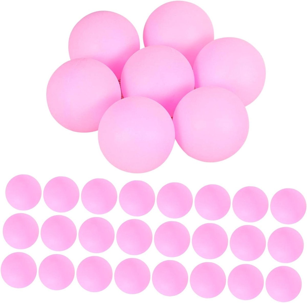 Loterij Ballen - Spelbal Tafeltennis - Feest Activiteit - Naadloos Ontwerp - 150 Stuks - Roze